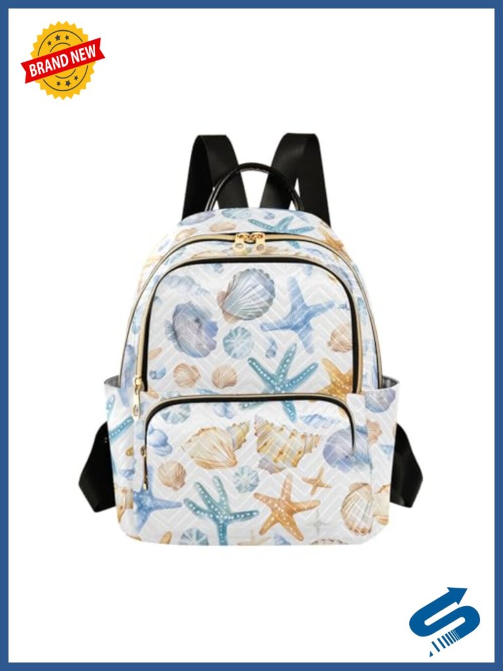 ALAZA Anti-Theft Travel Backpack Purse Polyester Medium Daypack Shoulder Bag